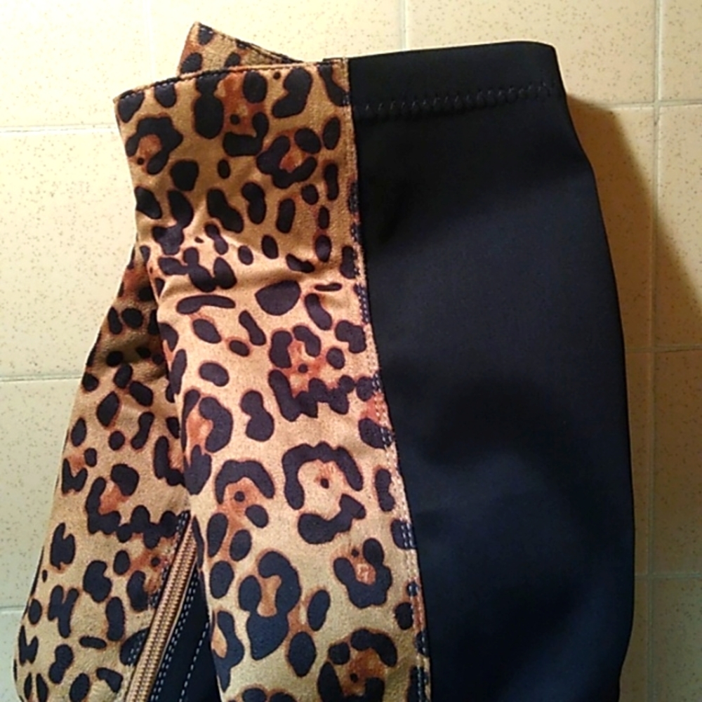 Glaze Boots Size 10 animal leopard print NWNT - Picture 3 of 8